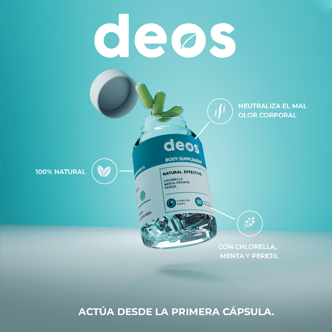 DEOS® DESODORANTE CORPORAL EN CÁPSULAS
