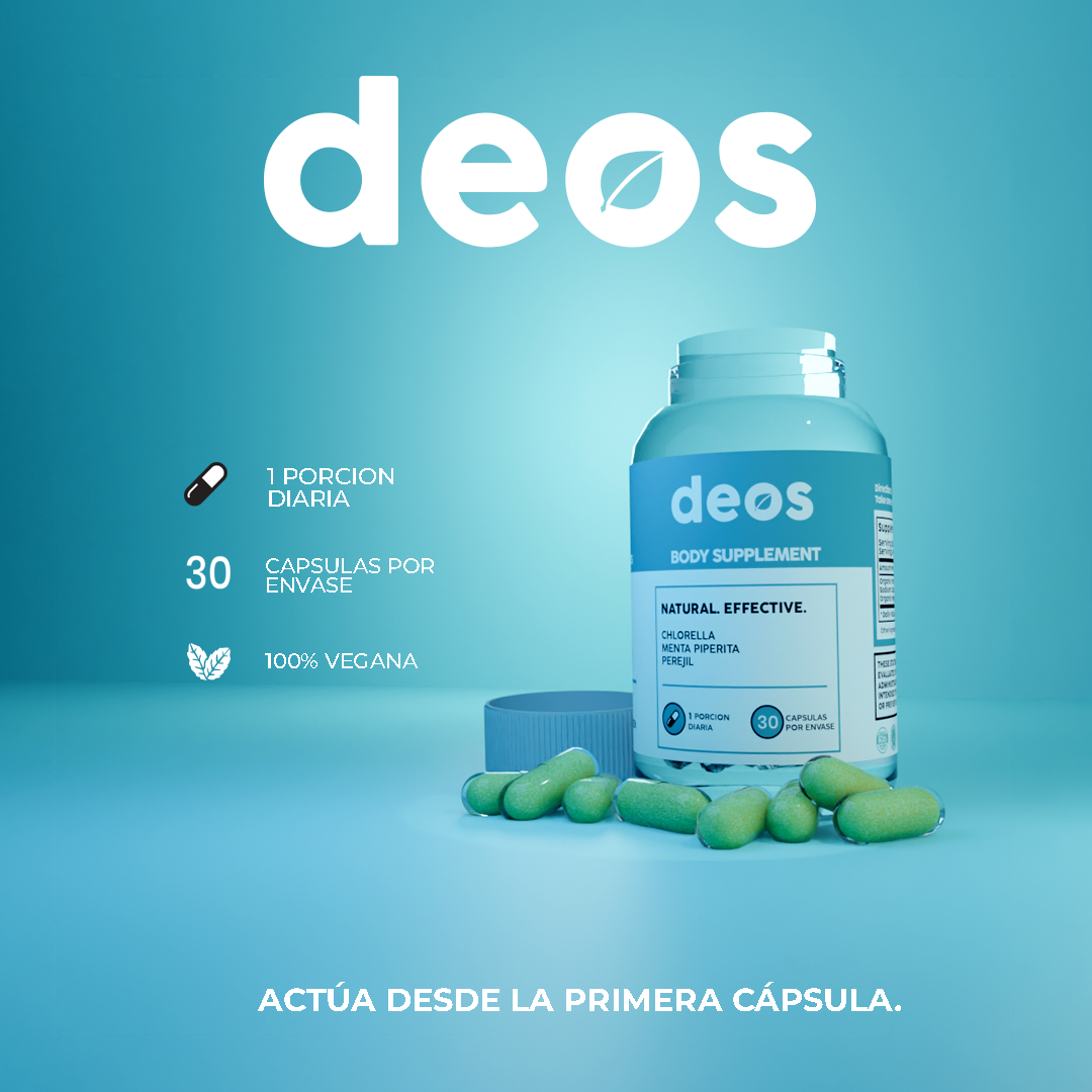 DEOS® DESODORANTE CORPORAL EN CÁPSULAS