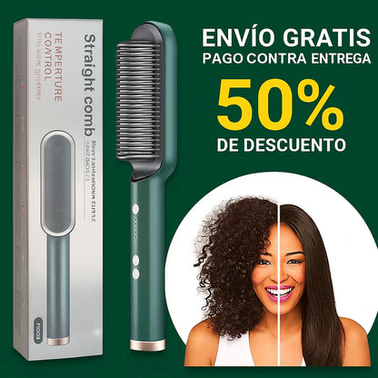 💖 CEPILLO SECADOR 2 EN 1 – Seca, Alisa y Moldea en una sola pasada