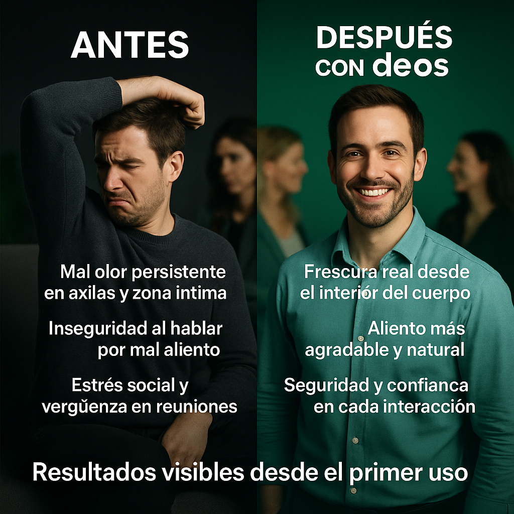 DEOS® DESODORANTE CORPORAL EN CÁPSULAS